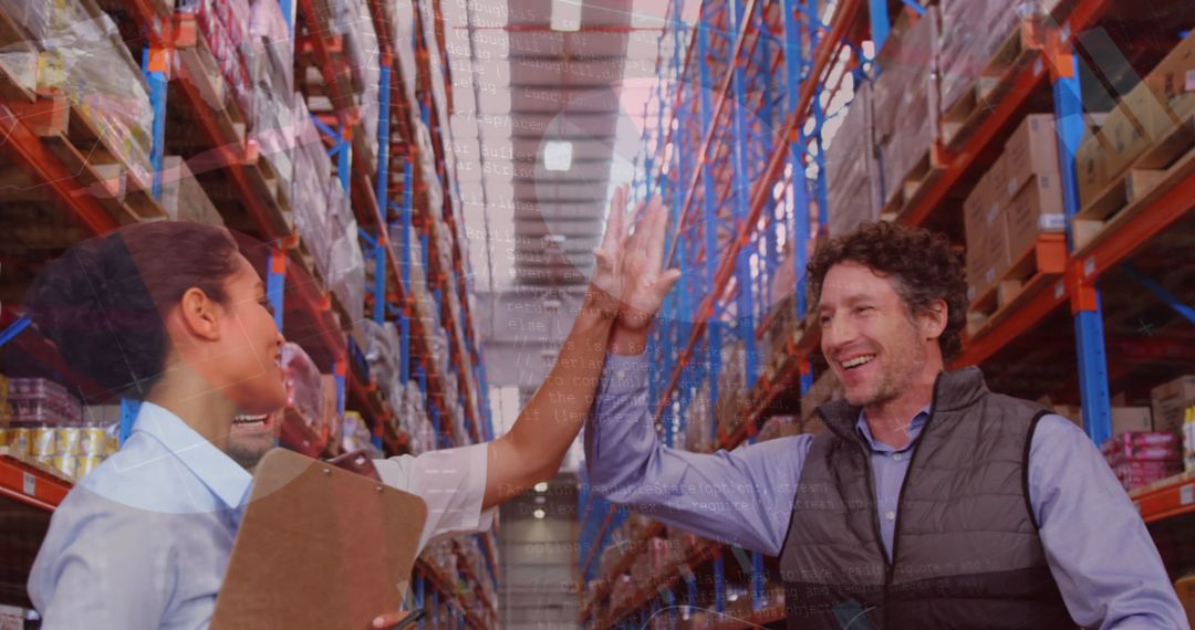 Warehouse Supervisors Collaborate for Success in Logistics