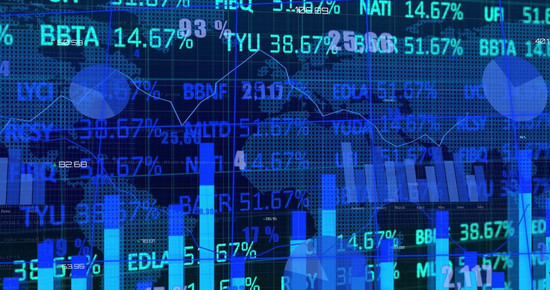 Digital Data Visualization with Bar Charts and Graphs