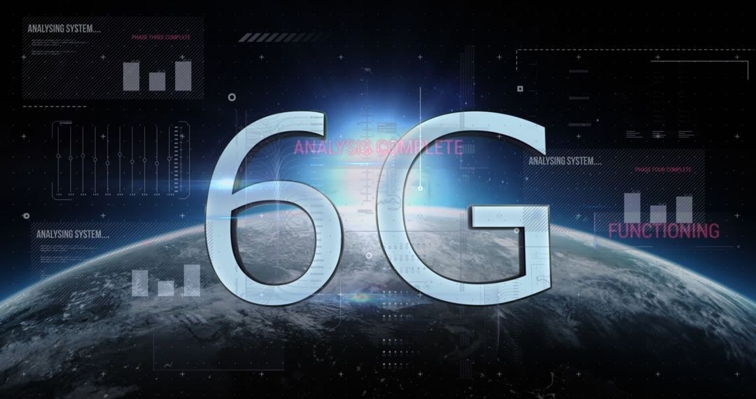 Innovative Digital Concept with 6G Network Over Earth