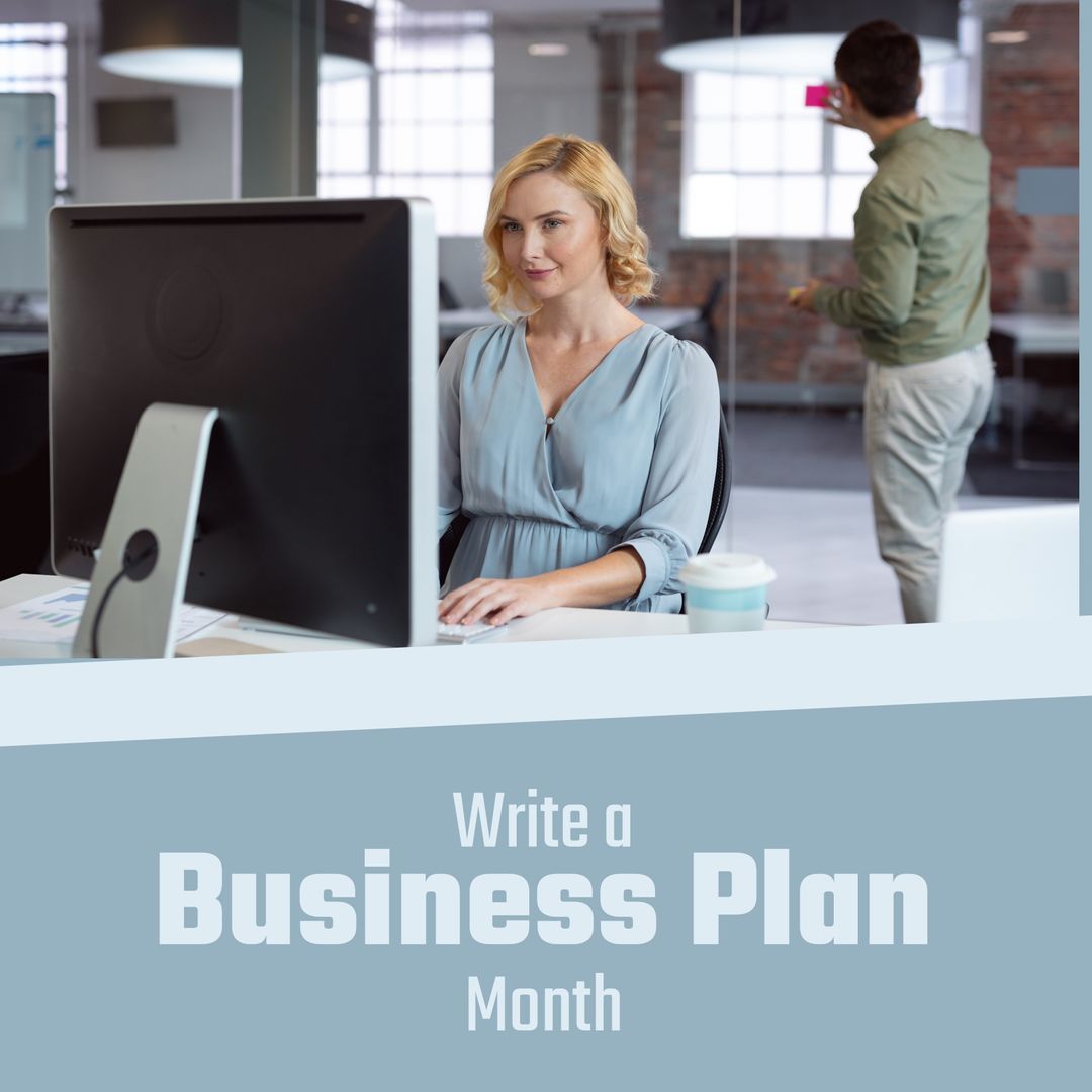 Designated Write a Business Plan Month in Professional Office
