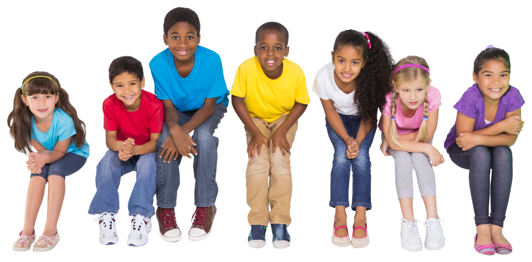 Diverse Schoolchildren Smiling Transparent Background - Download Free Stock Images Pikwizard.com