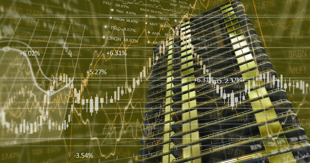 Financial Analytics With Skyscraper and Data Visualizations