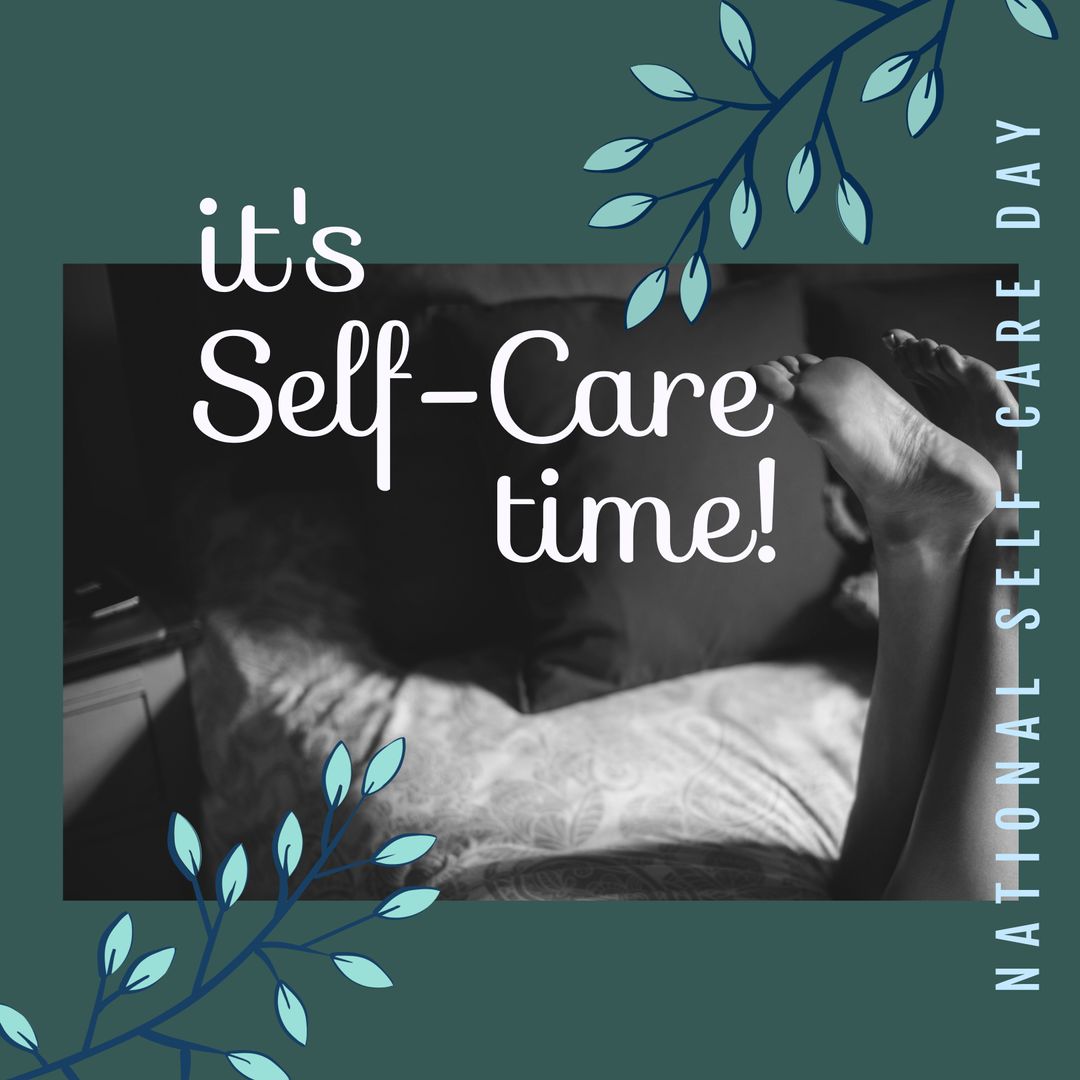 National Self-Care Day Concept with Relaxing Theme