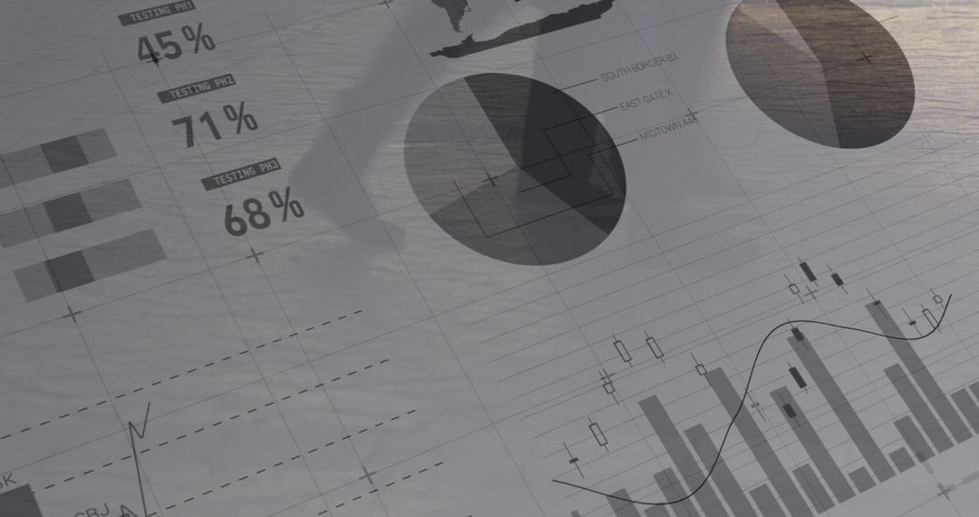 Fast Walkers and Financial Data merger Symbolizing Modern Business Pace