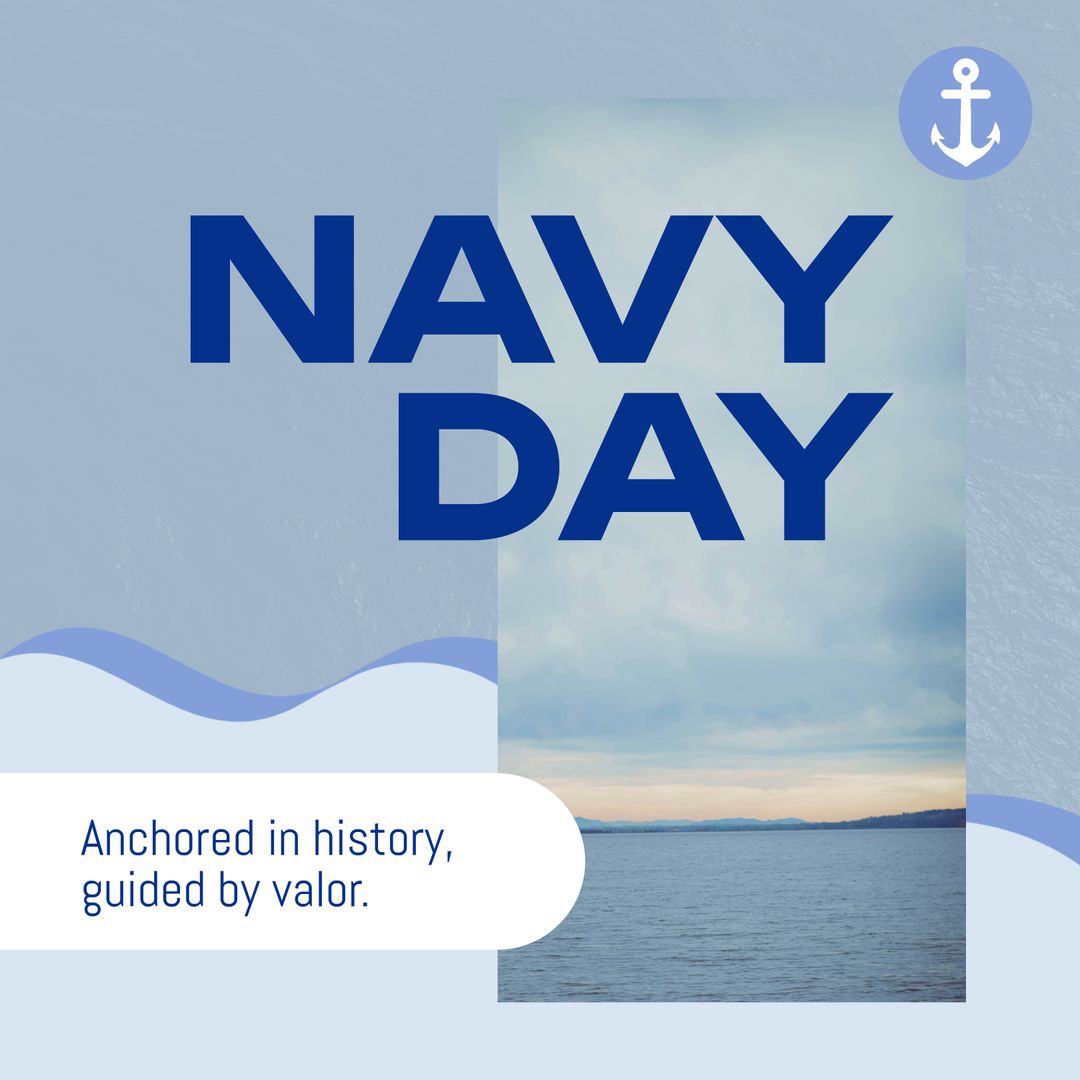 Navy Day Celebration with Inspiring Maritime Seascape