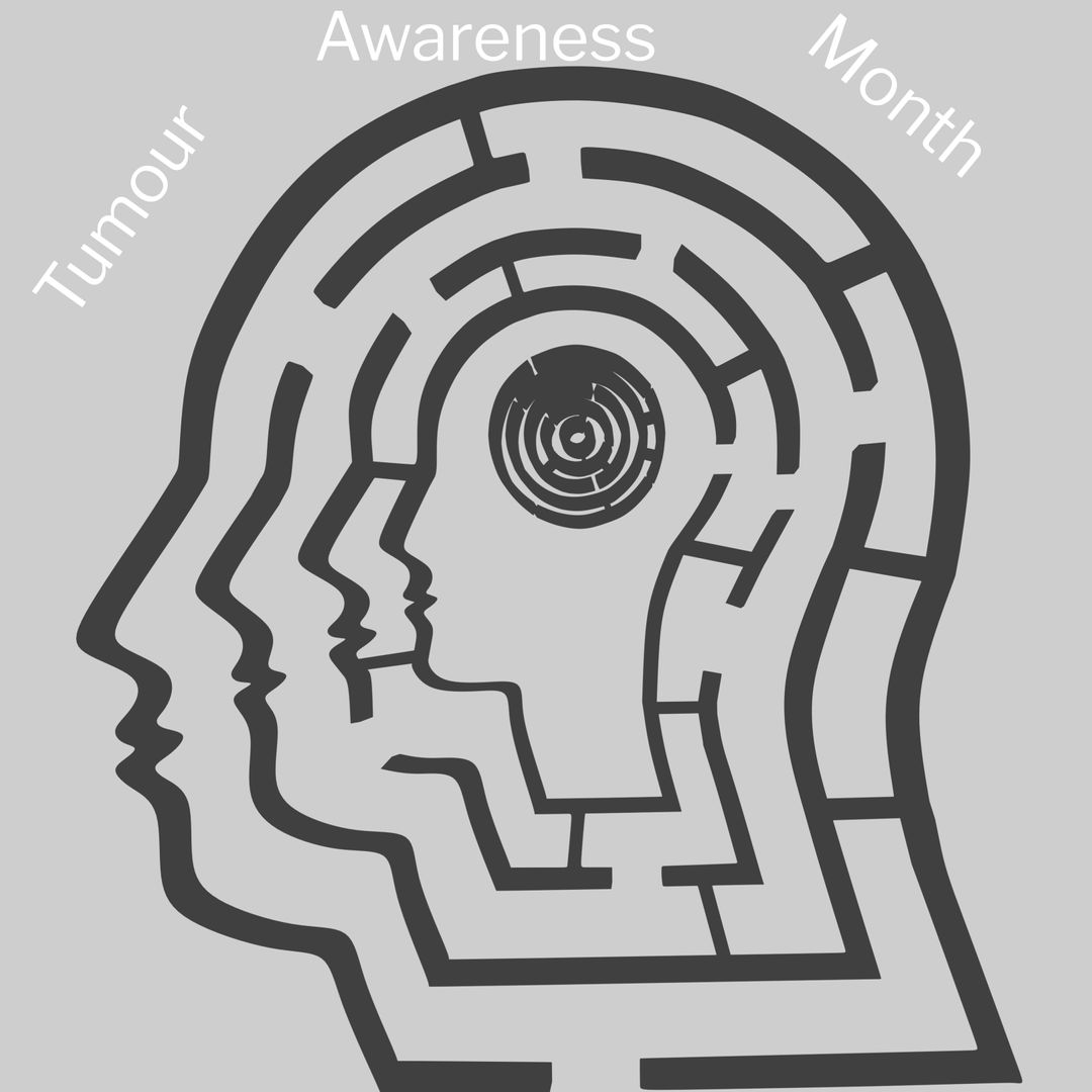 Complex Maze Illustrating Brain Tumor Awareness
