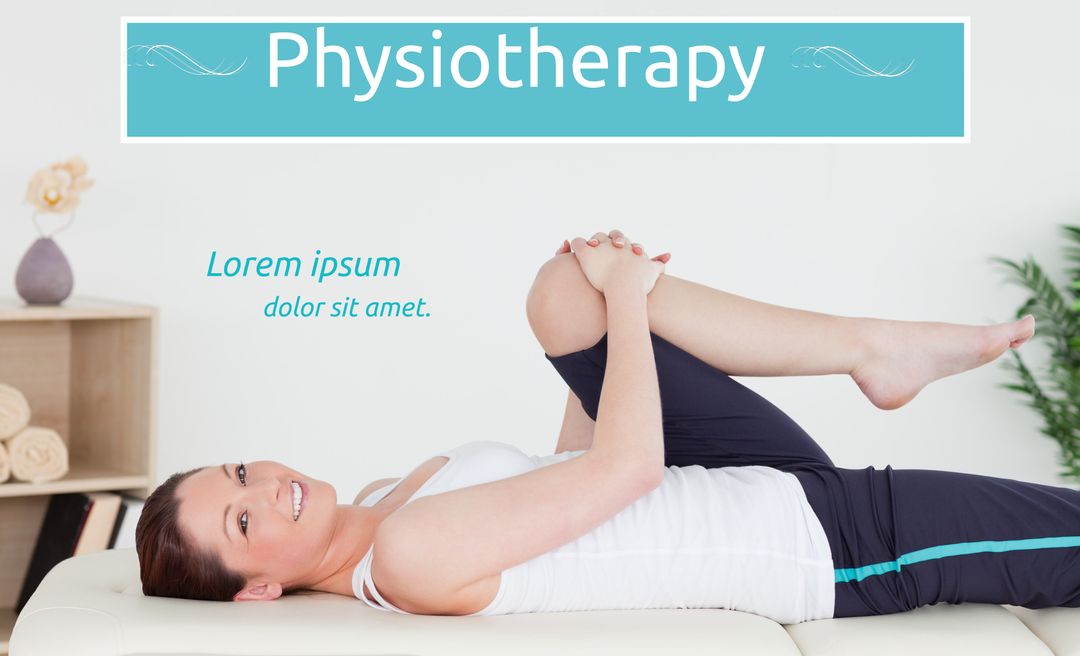 Woman Doing Physiotherapy Exercise for Recovery and Health