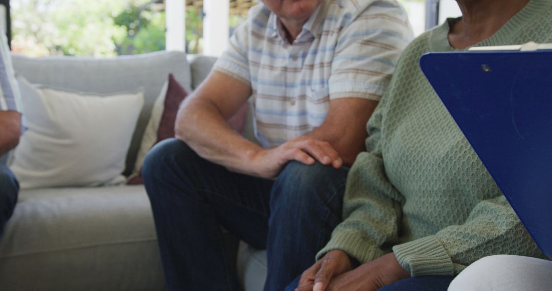 Senior Group Meeting at Retirement Home