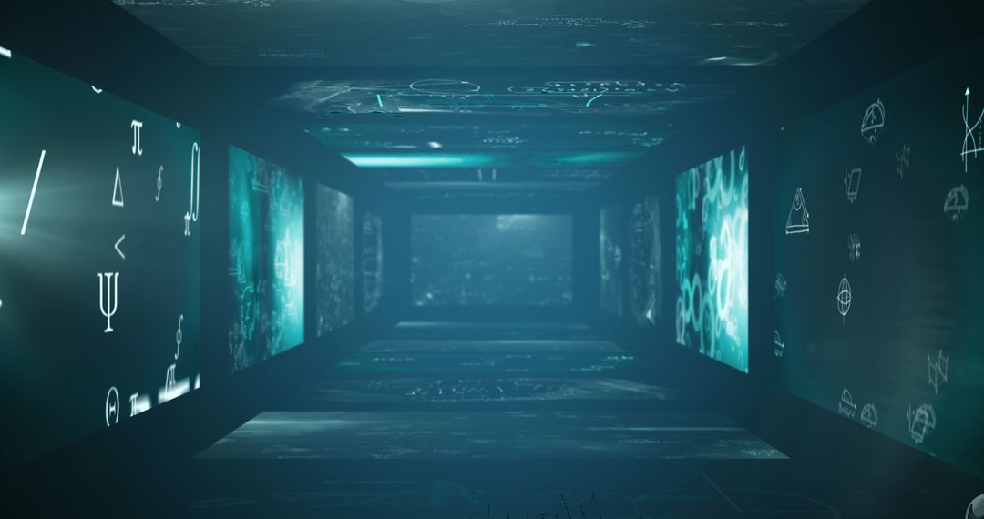 Futuristic Robotic Hand with Global Network Hologram