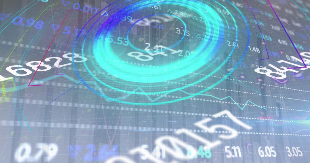 Digital Interface with Financial Data Overlay