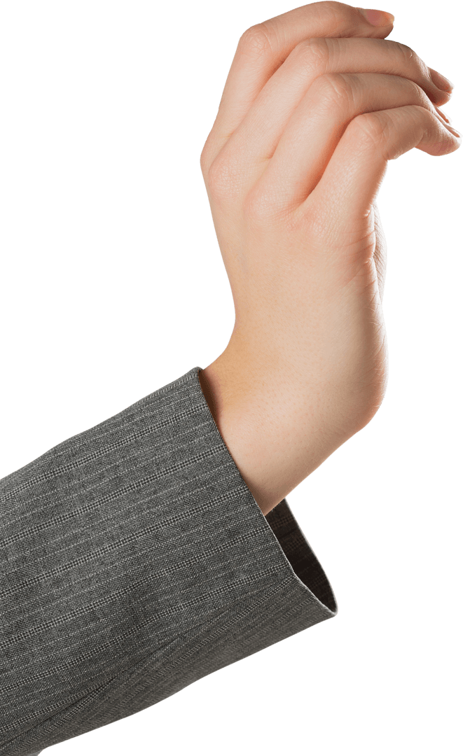 Business Hand Gesture Transparent for Professional Motions