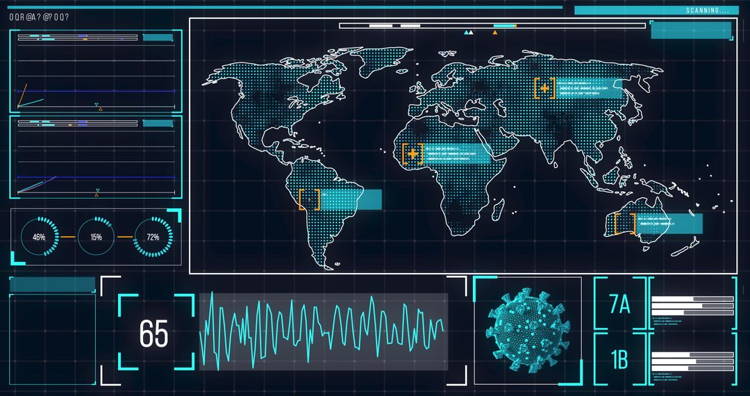 global data processing with covid-19 analysis on digital map interface - Free Images, Stock Photos and Pictures on Pikwizard.com