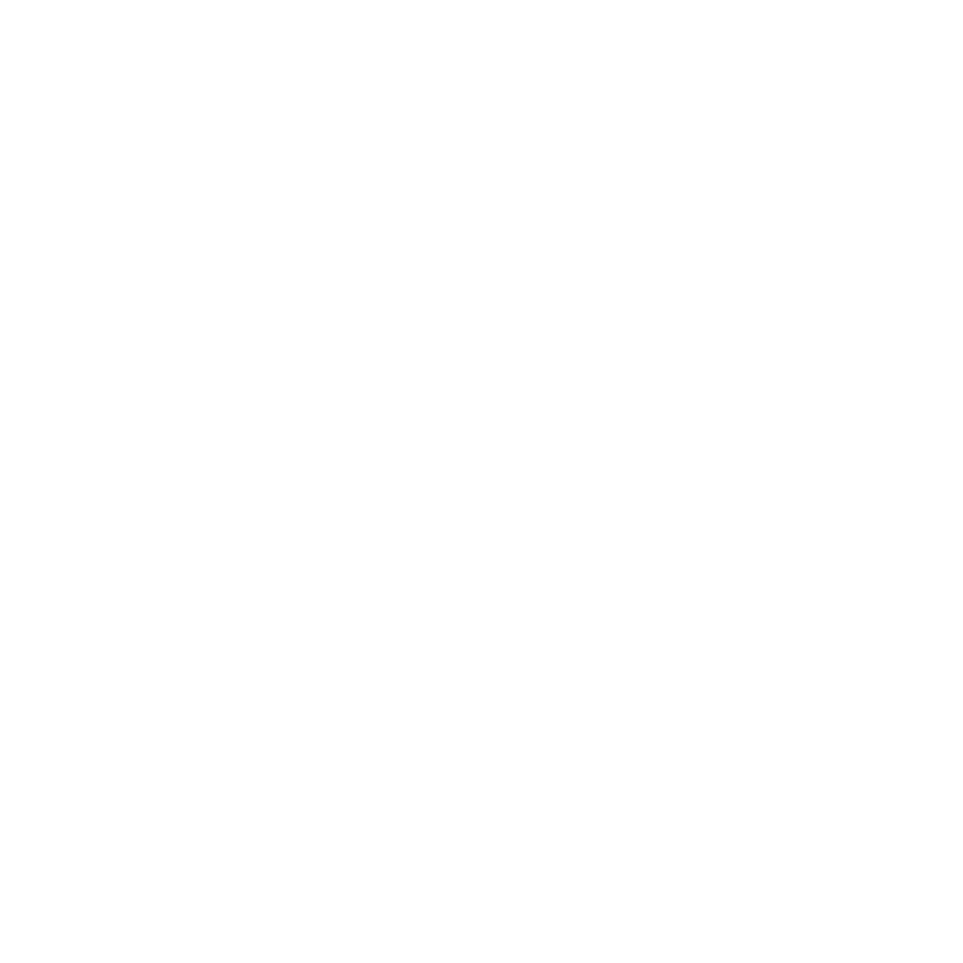 Abstract White Shape on Transparent Background