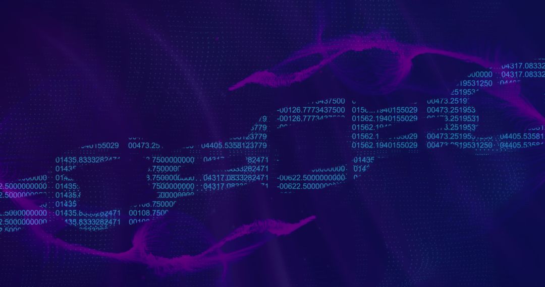 Blockchain Data and Security Network Background