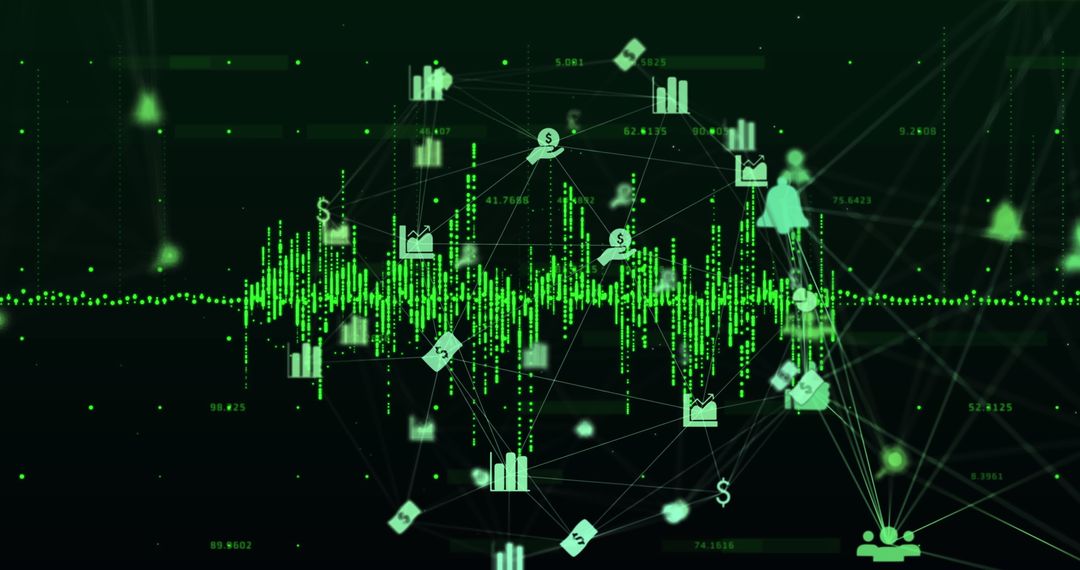 Futuristic Global Network Connectivity Technology Concept