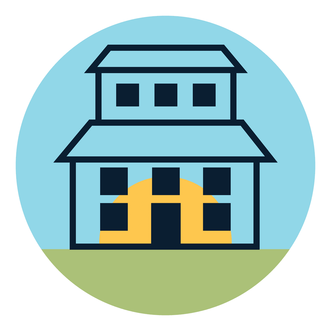 Transparent Building Elevation Icon Illustration