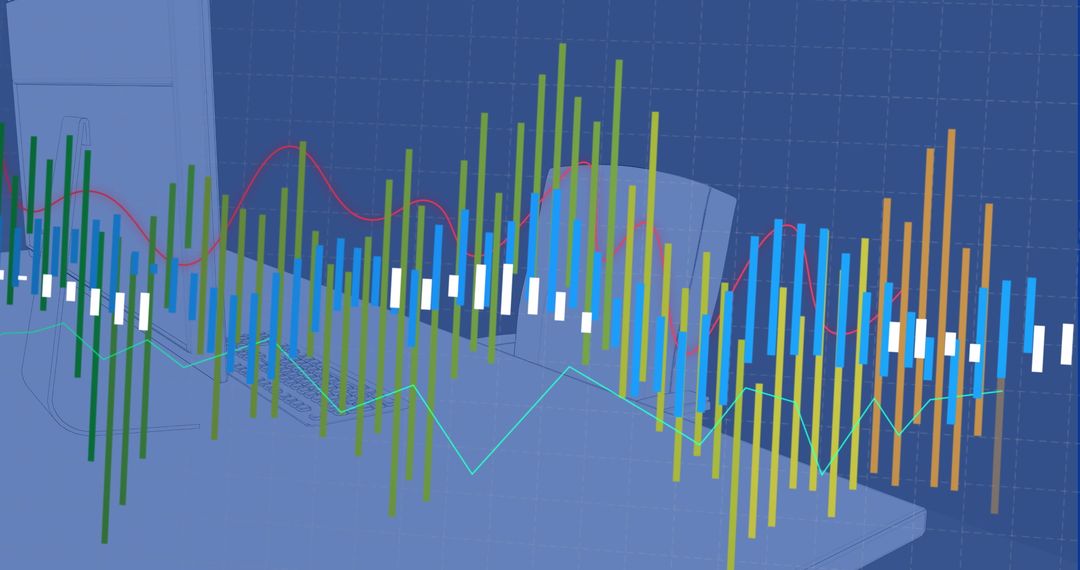 Business Analytics Concept with Data Graphs and Office Desk
