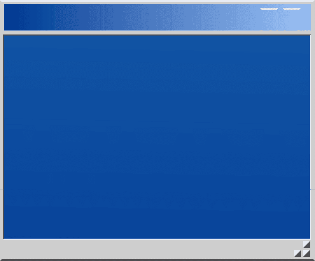 Abstract transparent ui graphic on blue gradient interface