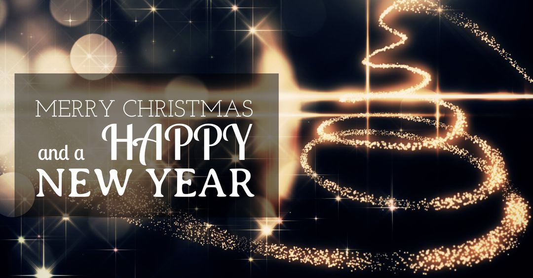 Sparkling Christmas Tree for Festive Holiday Wishe