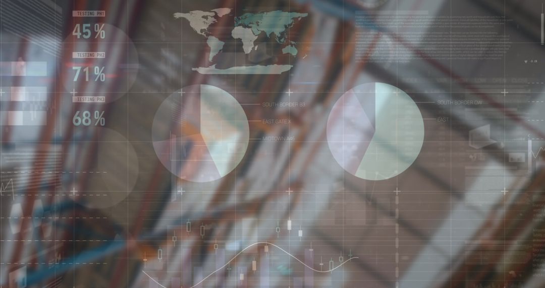 Warehouse and Financial Data in Global Shipping Visualization