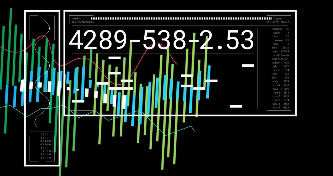 Futuristic Analytics Dashboard Interface with Dynamic Data Visuals