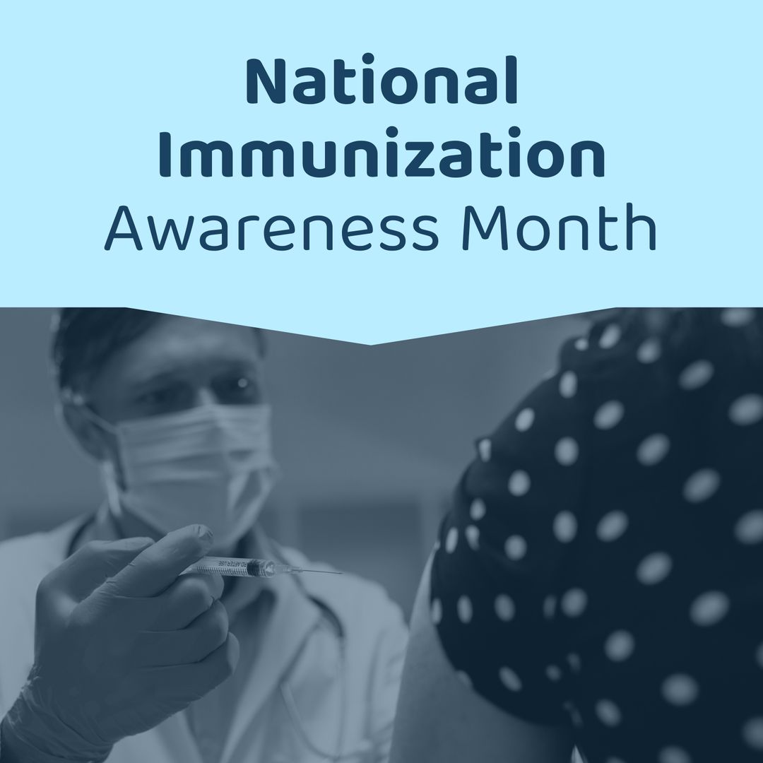 National Immunization Awareness Month Promotional Banner - Download Free Stock Templates Pikwizard.com