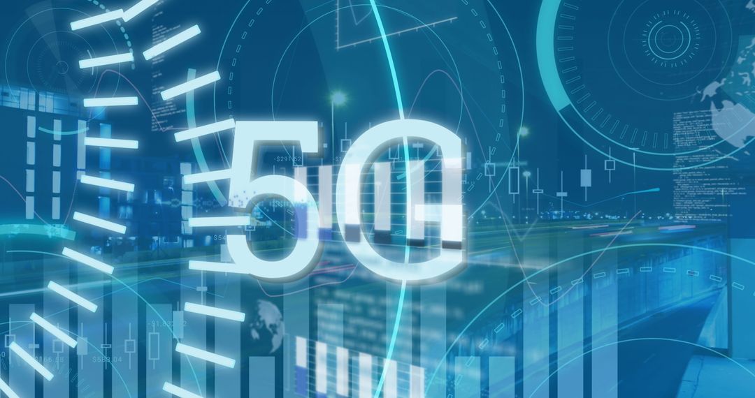 Futuristic Highway with 5G Technology and Urban Connectivity