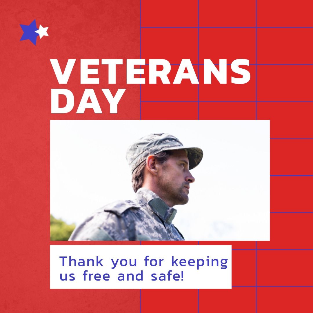 Composite of caucasian solider with veterans day and thank you for keeping us free and safe text - Download Free Stock Templates Pikwizard.com