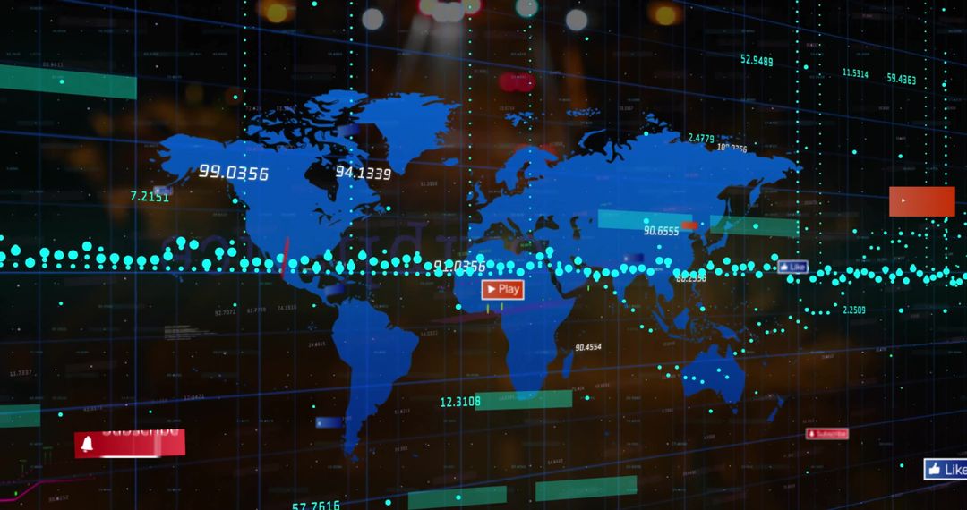 Global Data and Networking Interface Design - Free Images, Stock Photos and Pictures on Pikwizard.com