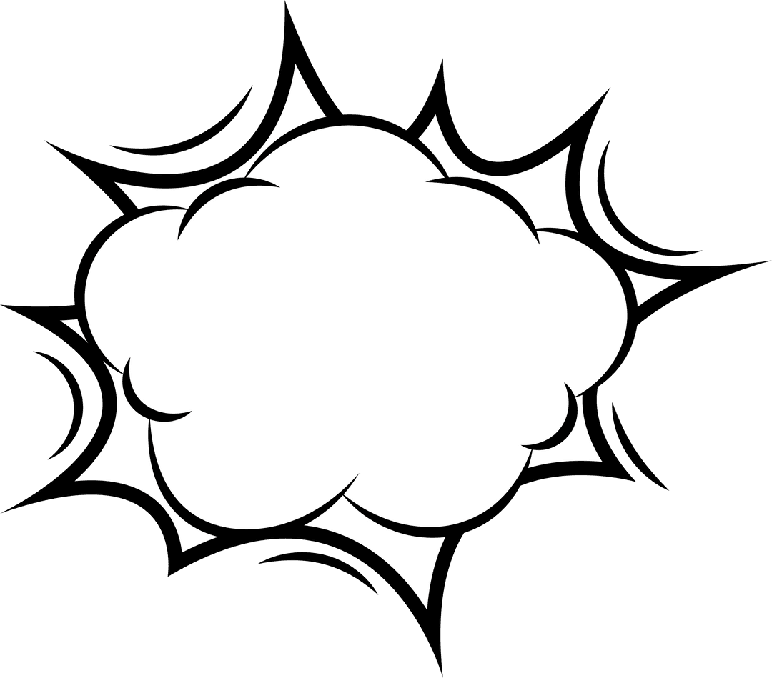Explosion Cloud Icon on Transparent Background for Vector Projects - Download Free Stock Images Pikwizard.com