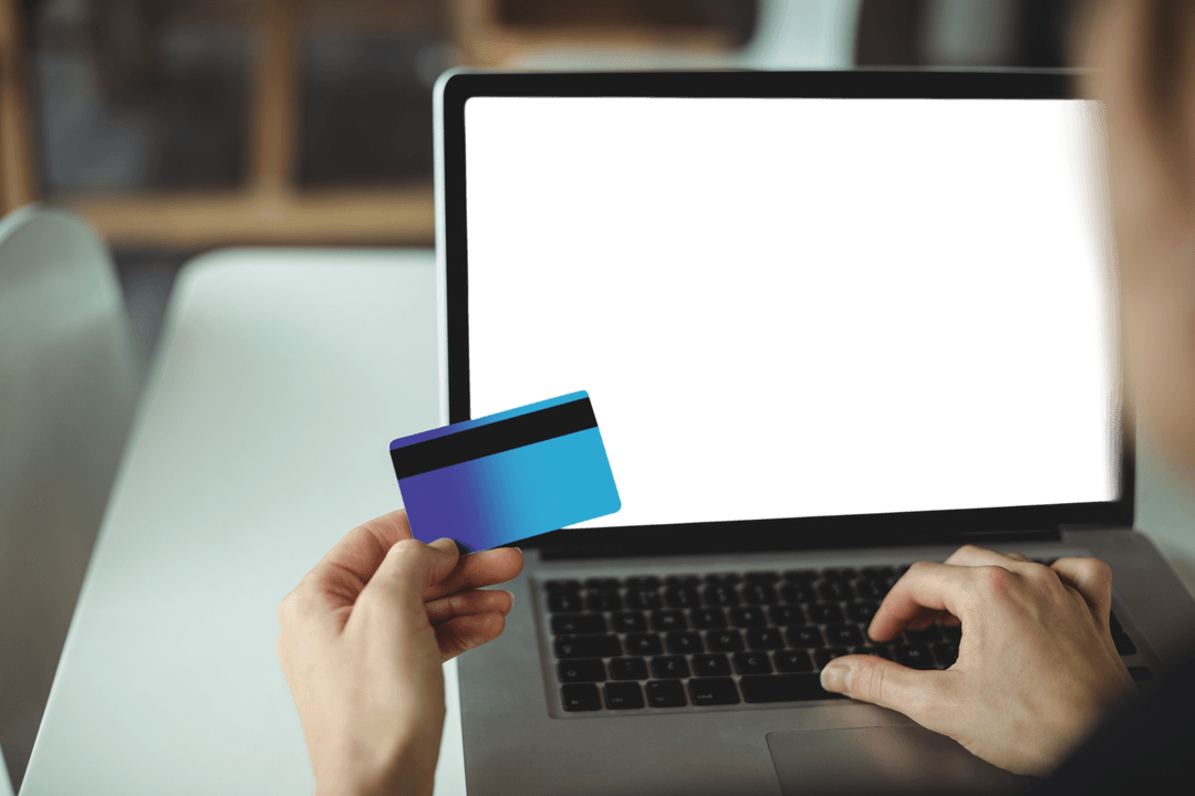 Transparent Payment Online with Credit Card in Bright Cafe