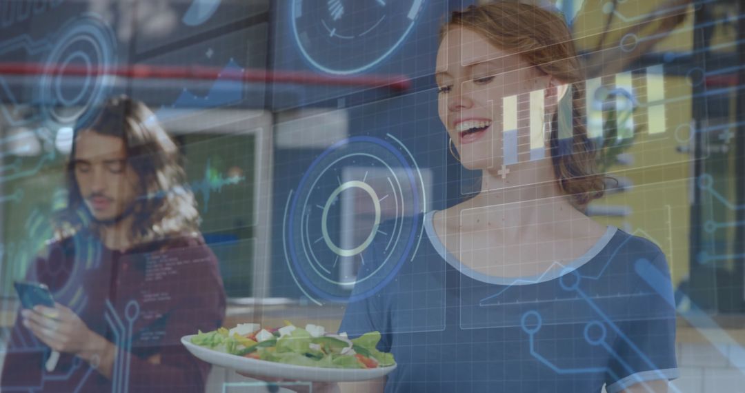 Future Workplace with Digital Interface and Healthy Lifestyle