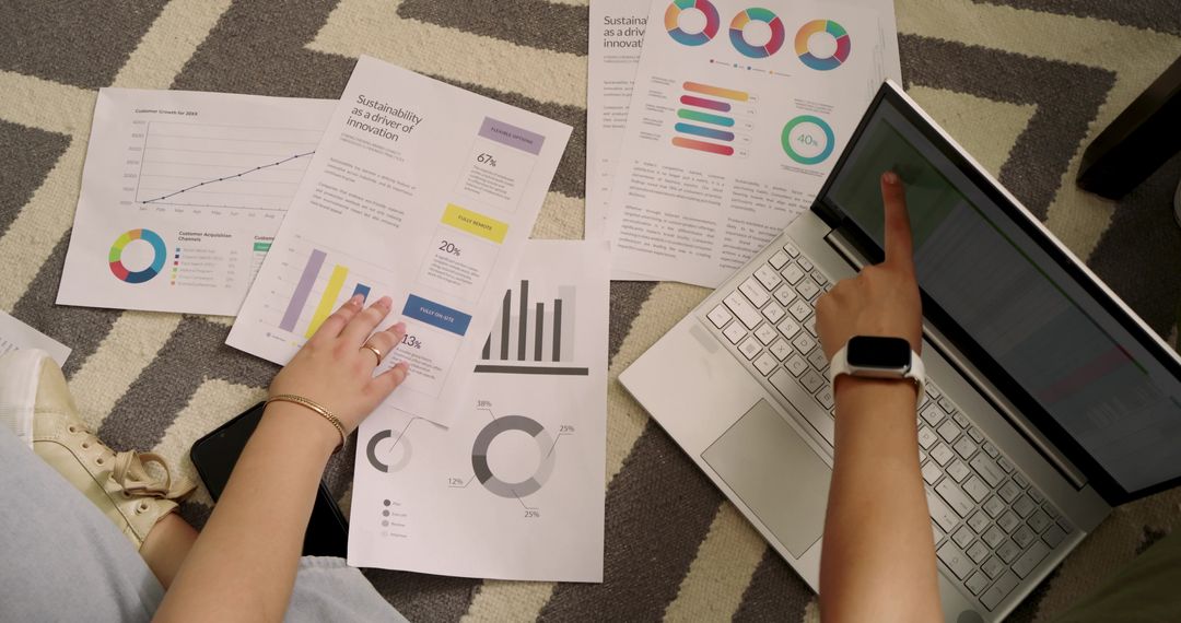 Collaborative Data Analysis Team Engaged in Strategic Brainstorming