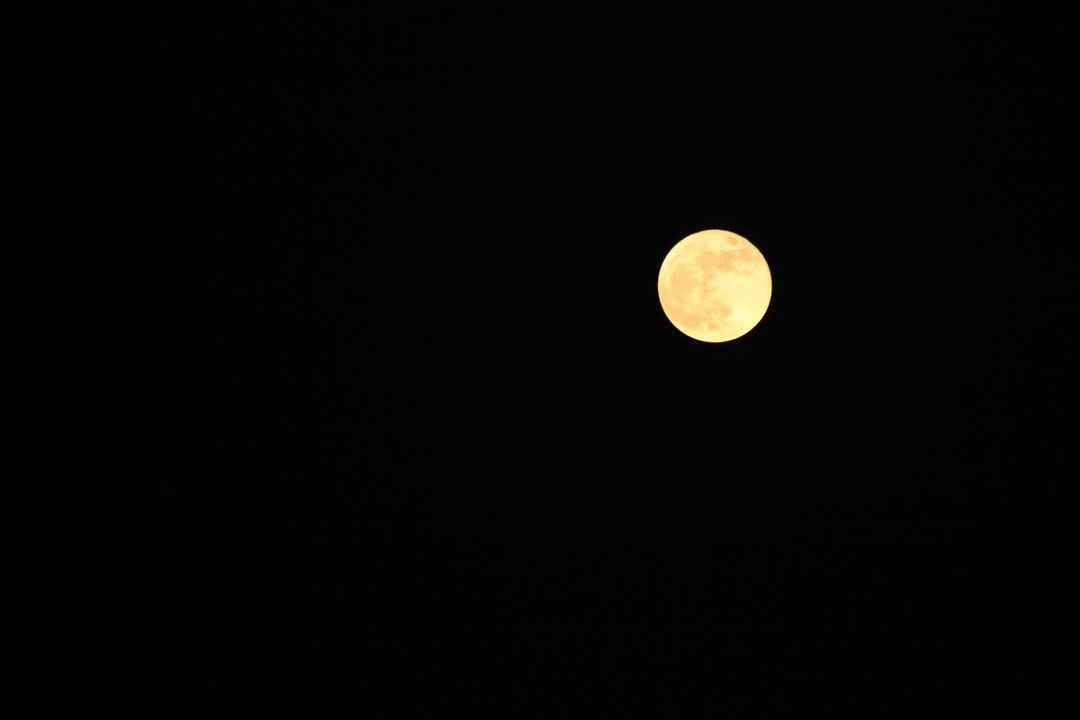 Illuminated Moon - Free Images, Stock Photos and Pictures on Pikwizard.com