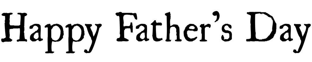Happy Father's Day Text Message Transparent Background