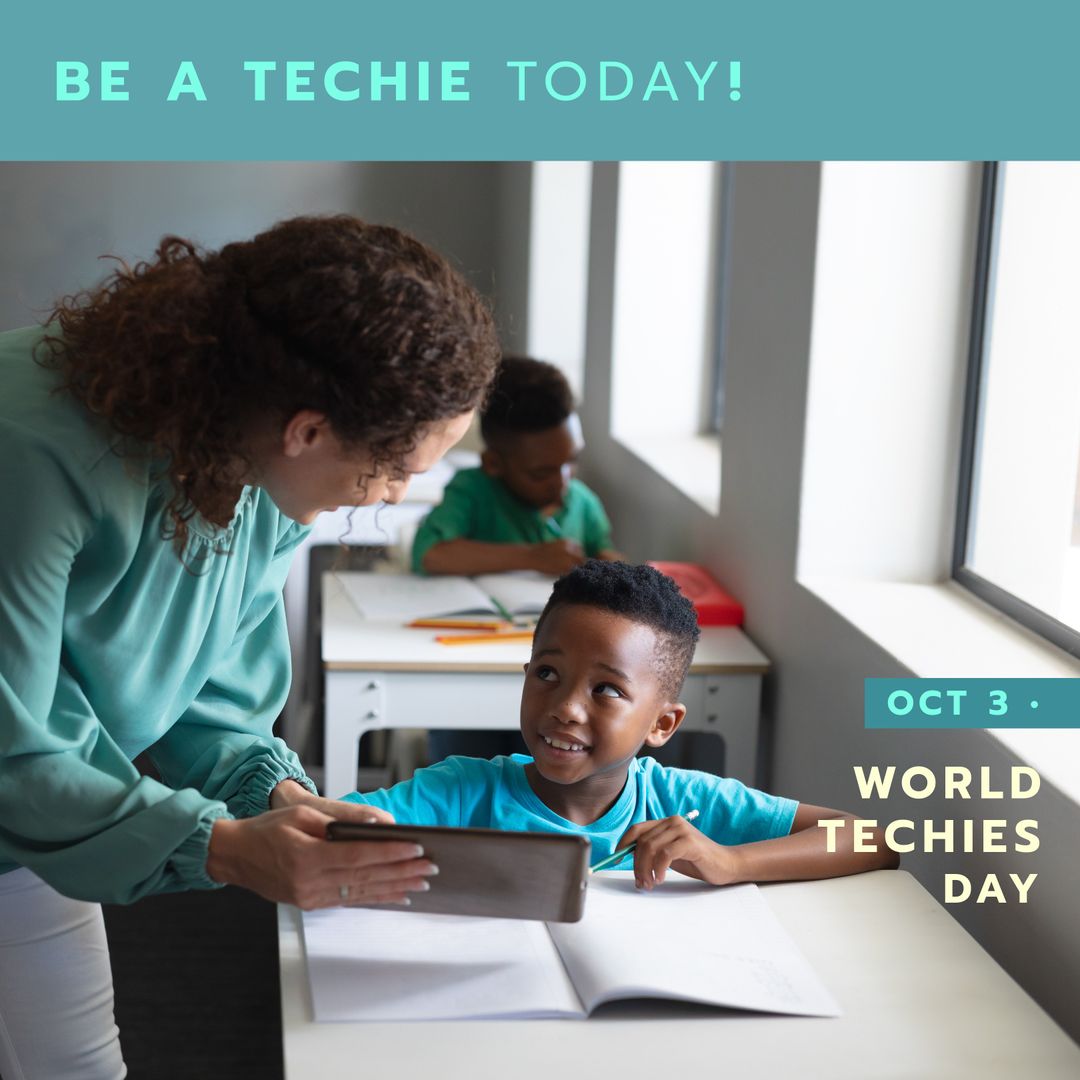 Encouraging Young Learners on World Techies Day with Modern Technology