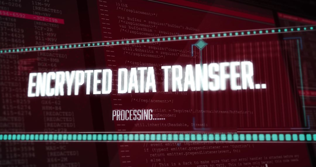 Encrypted Data Transfer on Digital Screen with Processing Text