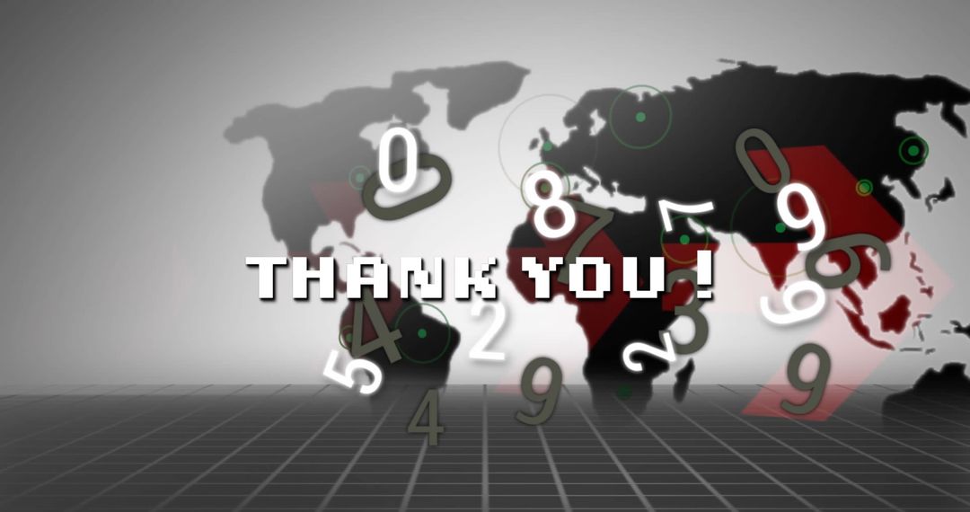 Digital Appreciation with Global Data Background