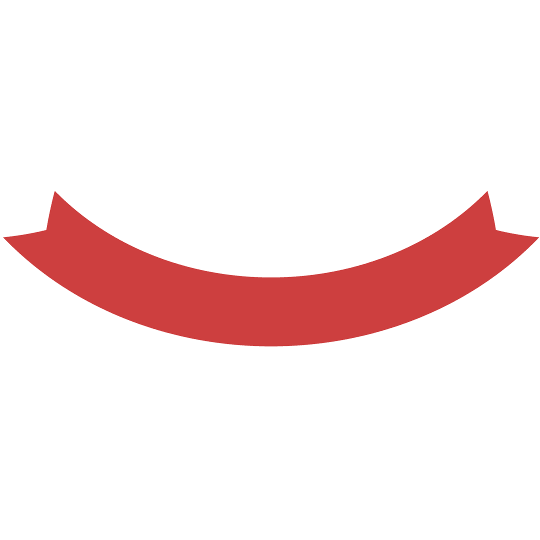 Red Ribbon Graphic on Transparent Background for Versatile Design Needs