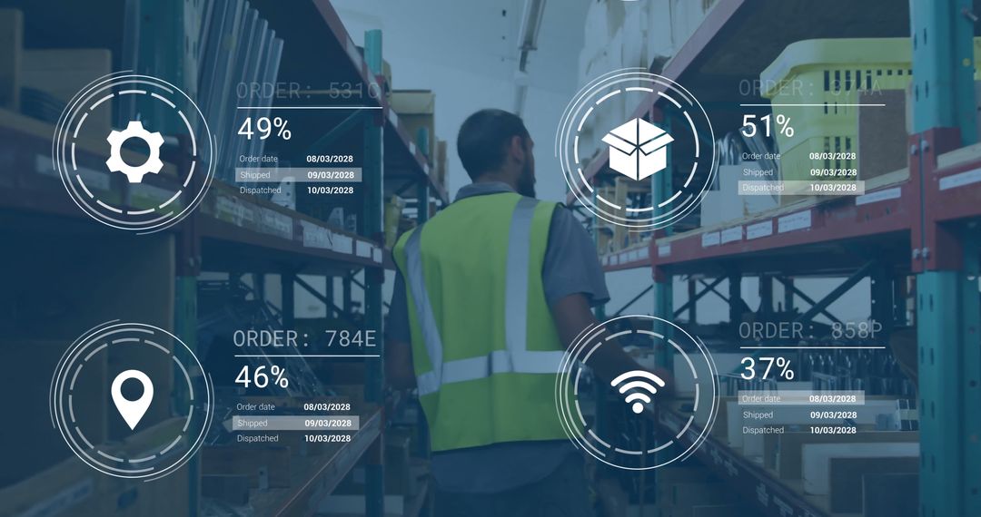 Warehouse Worker Enhancing Logistics Through Data-Driven Inventory Management