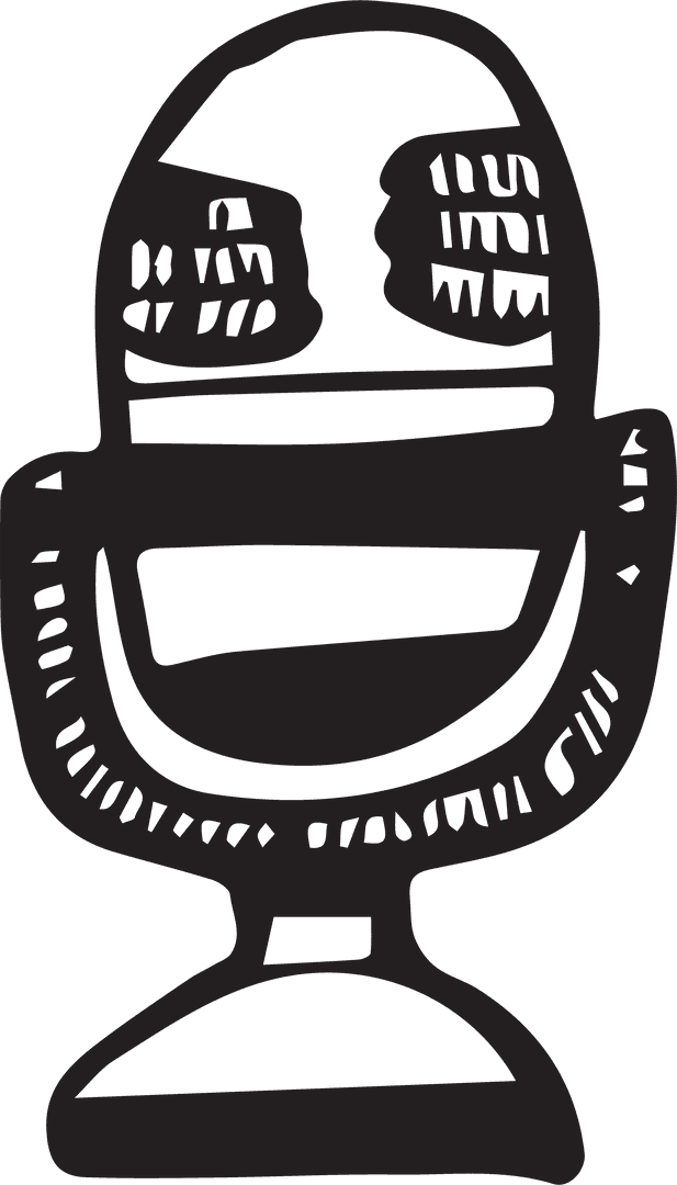 Microphone Icon on Transparent Background for Digital Streaming Designs - Download Free Stock Images Pikwizard.com