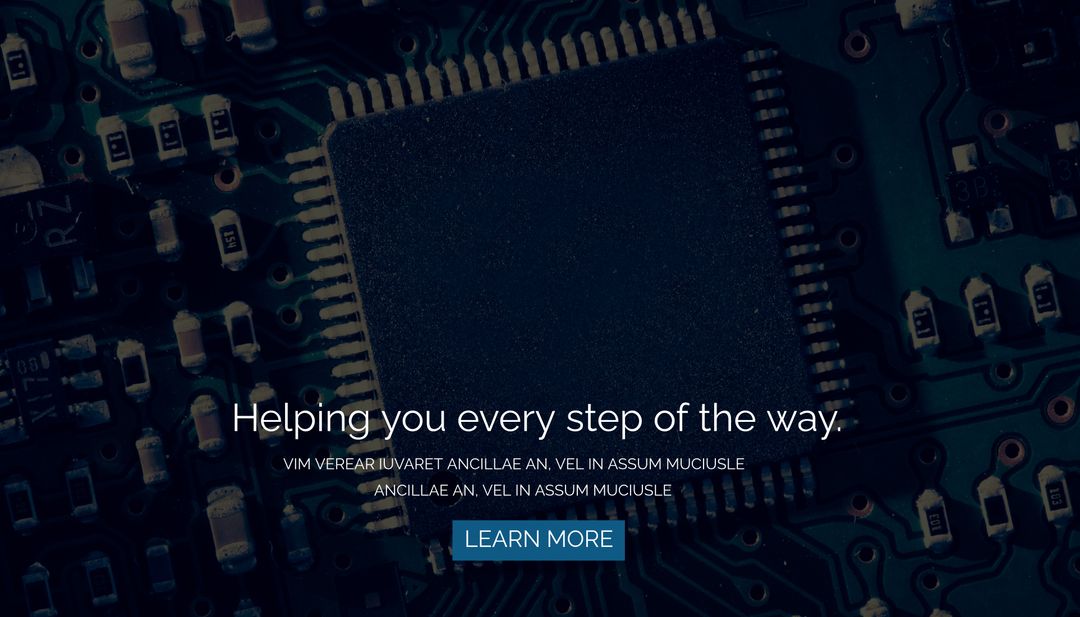 Advanced Technology Circuit Board with Inspirational Message