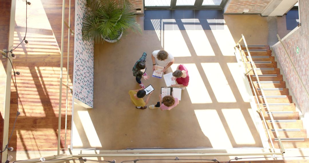 Collaborative Discussion in Open Office Space