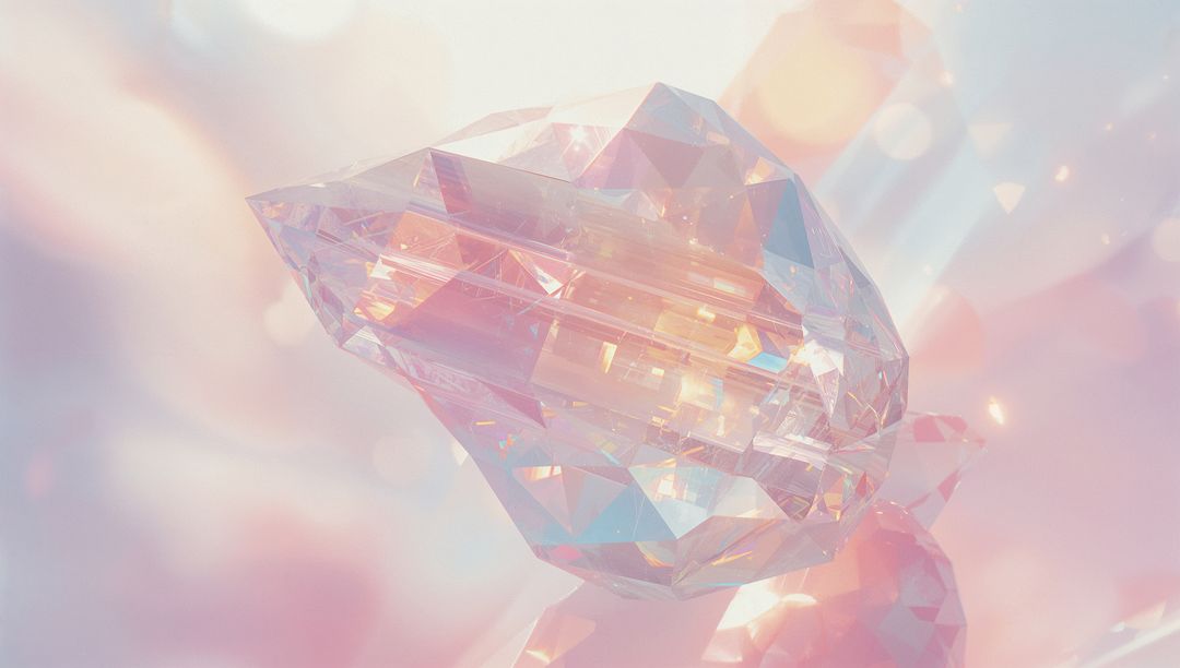 Translucent Crystal Glowing with Illumination and Elegance Flaire