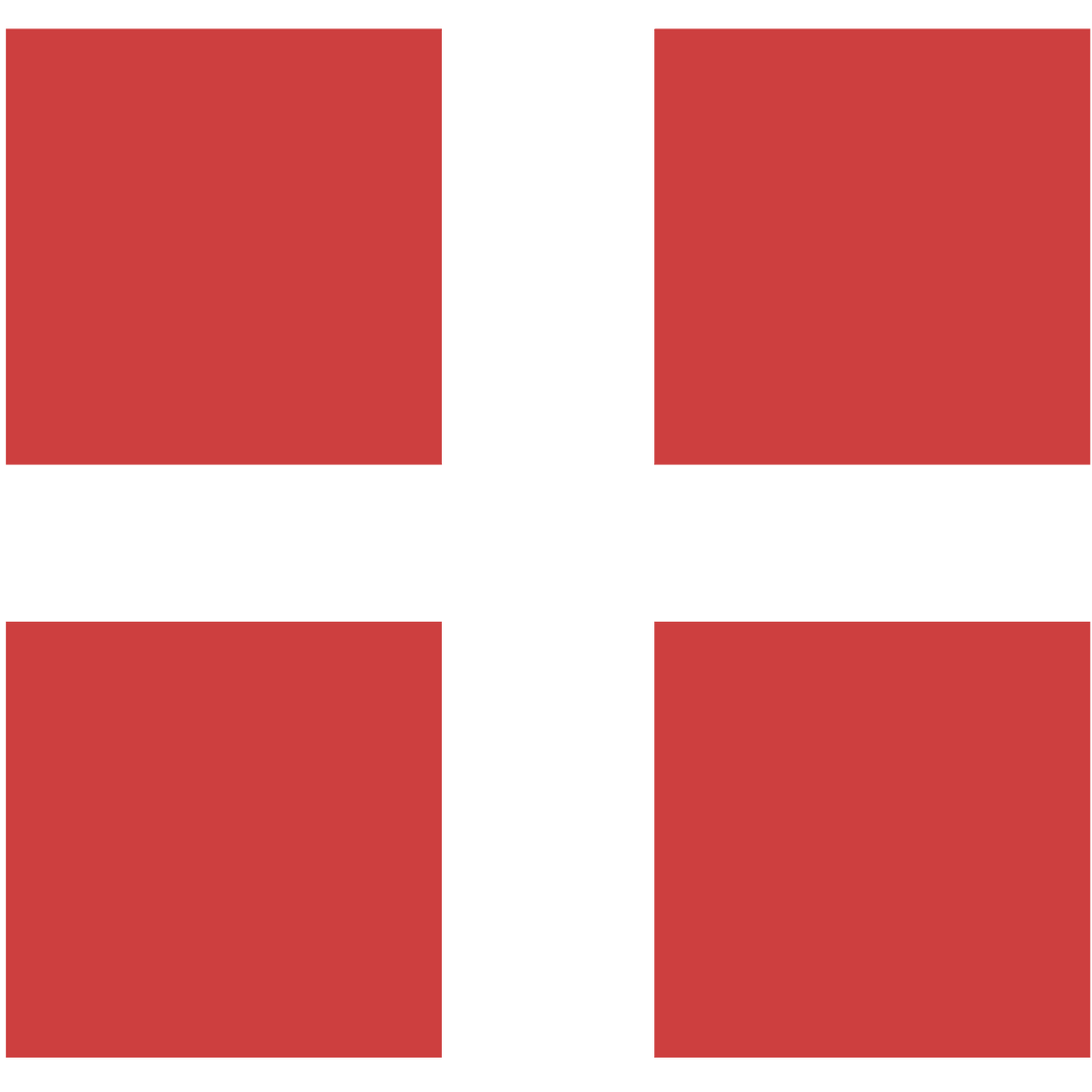 Abstract Red Shapes on Transparent Background