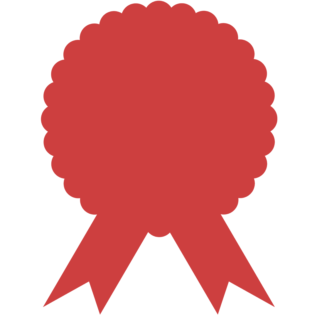 Big Red Celebration Cotillion on Transparent Background