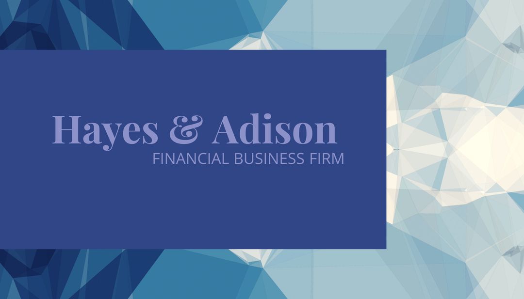 Professional Business Branding with Geometric Concept