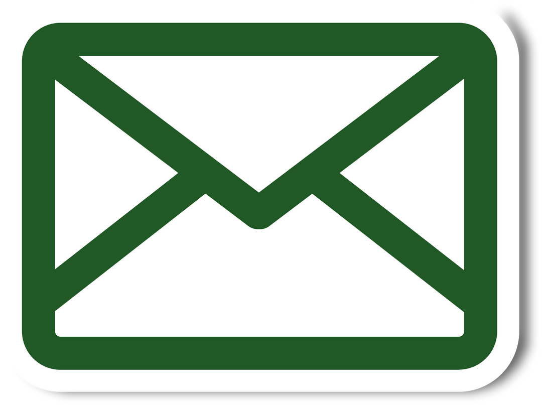 Green Envelope Icon Message Communication Transparent Background - Download Free Stock Images Pikwizard.com