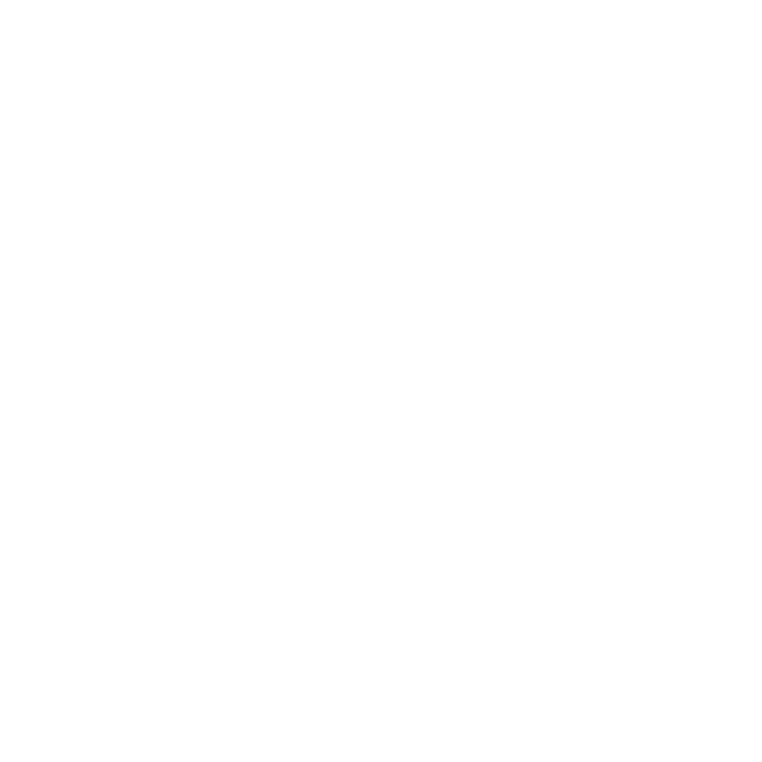 Abstract White Geometric Shape on Transparent Background