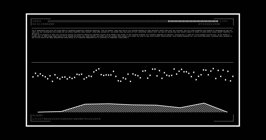 Data Processing Interface on Black Digital Screen